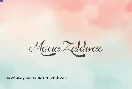 Maria Zaldivar