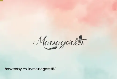 Mariagoretti