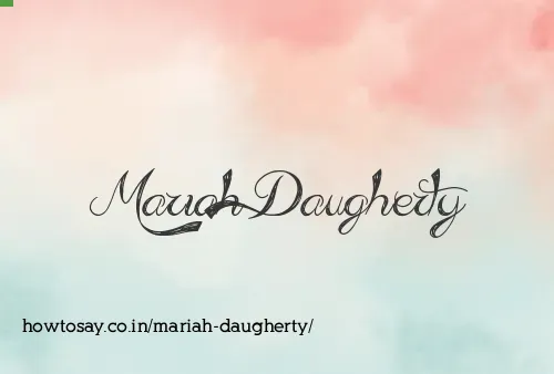 Mariah Daugherty