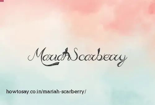 Mariah Scarberry