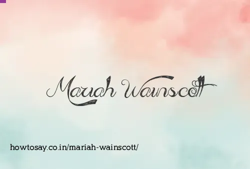 Mariah Wainscott