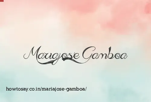 Mariajose Gamboa