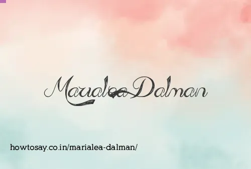 Marialea Dalman