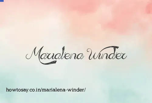 Marialena Winder