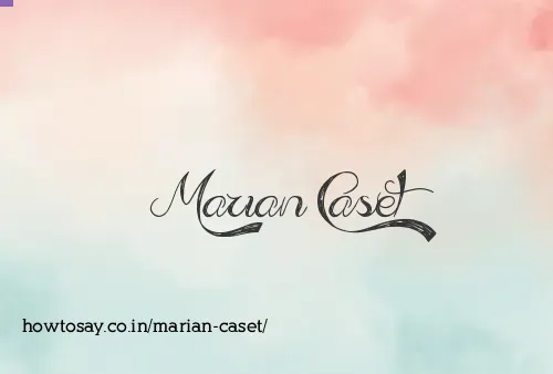 Marian Caset
