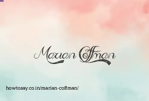 Marian Coffman