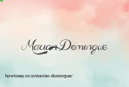 Marian Domingue