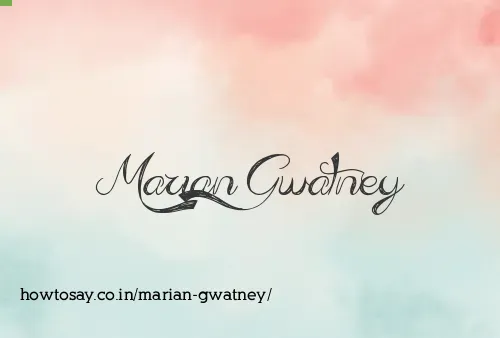 Marian Gwatney