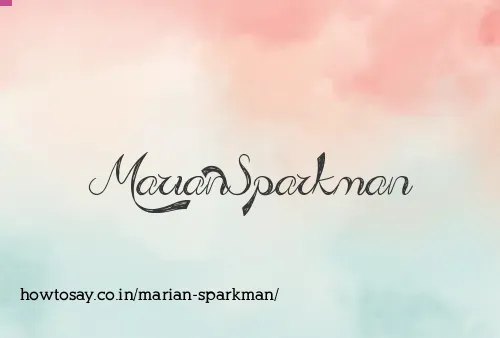 Marian Sparkman