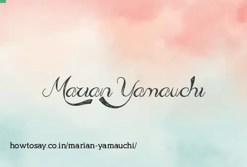 Marian Yamauchi
