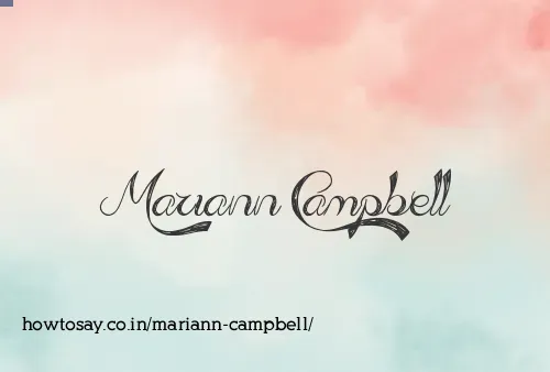 Mariann Campbell