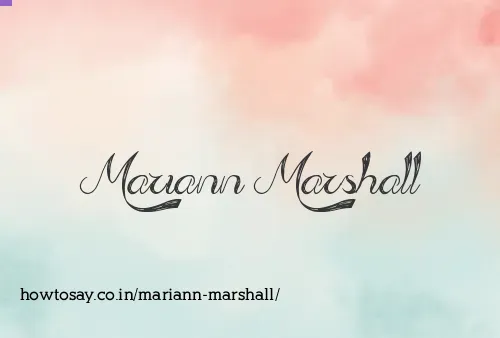 Mariann Marshall