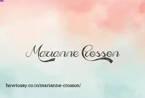 Marianne Crosson