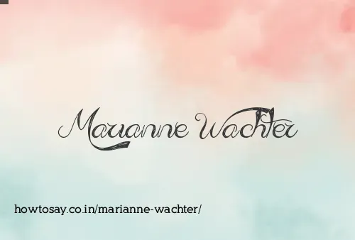 Marianne Wachter