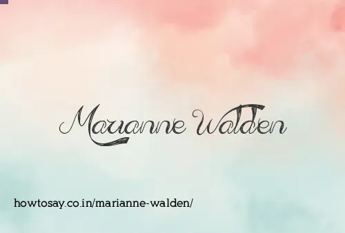 Marianne Walden