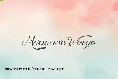 Marianne Wargo