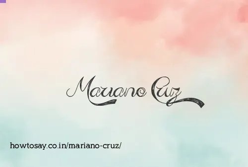 Mariano Cruz