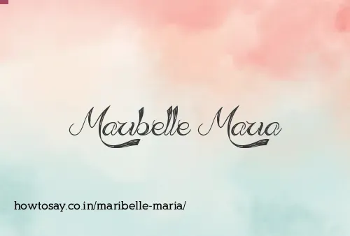 Maribelle Maria