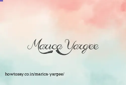 Marica Yargee