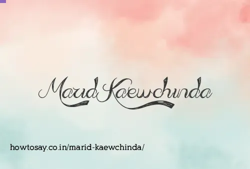 Marid Kaewchinda