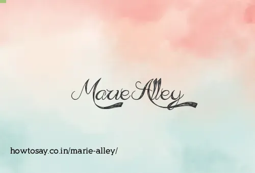 Marie Alley