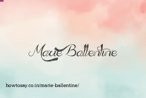 Marie Ballentine