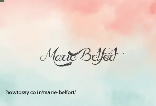 Marie Belfort