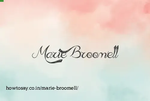 Marie Broomell