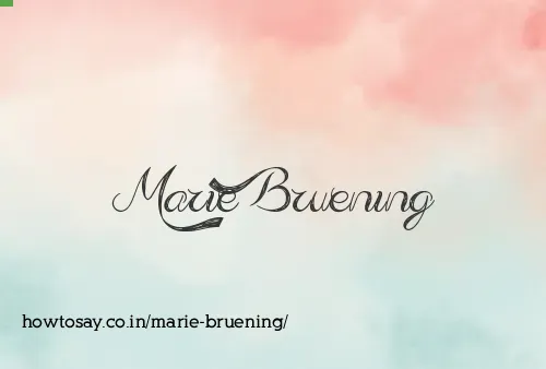 Marie Bruening