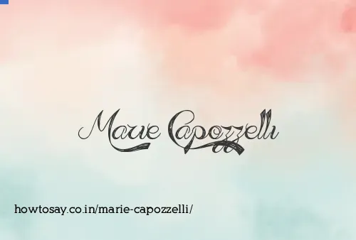 Marie Capozzelli