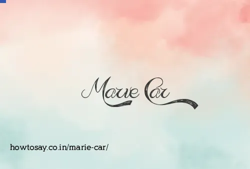 Marie Car