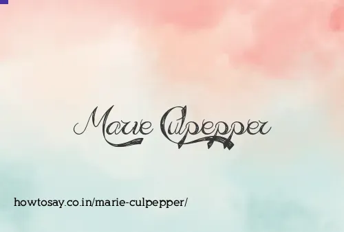 Marie Culpepper