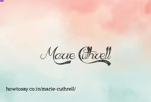 Marie Cuthrell