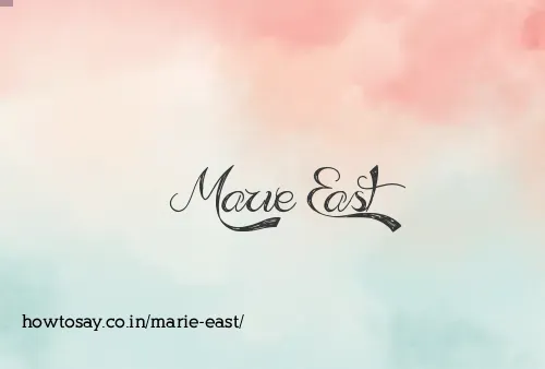 Marie East