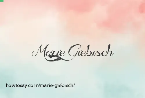 Marie Giebisch