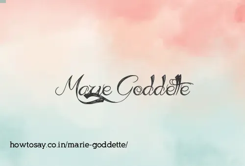 Marie Goddette