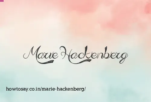 Marie Hackenberg