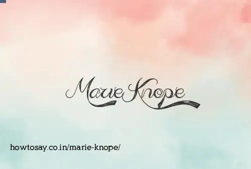 Marie Knope