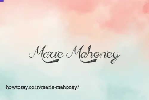 Marie Mahoney