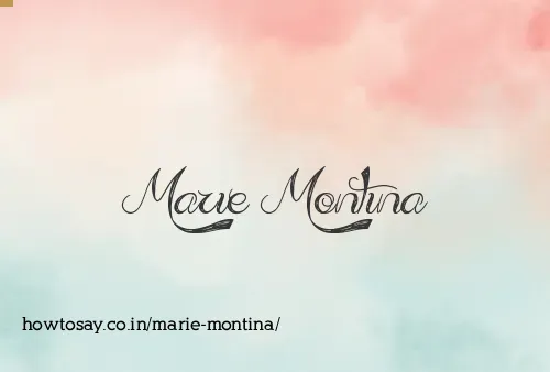 Marie Montina