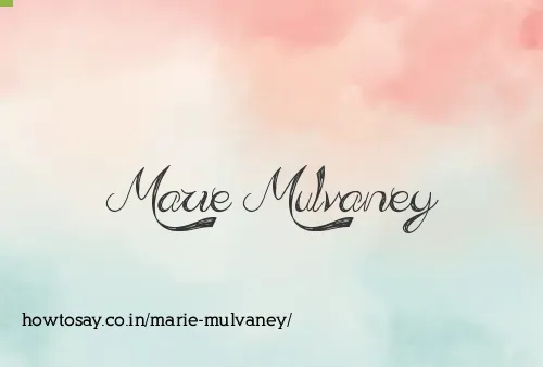 Marie Mulvaney