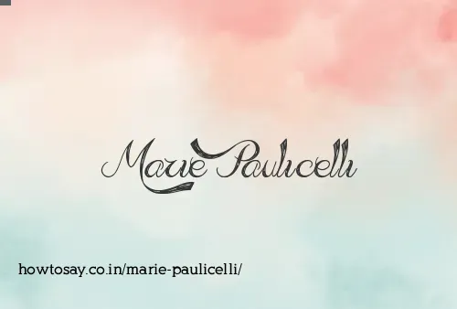 Marie Paulicelli
