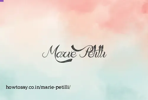 Marie Petilli
