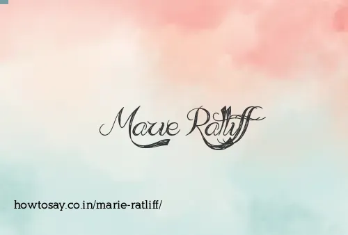 Marie Ratliff