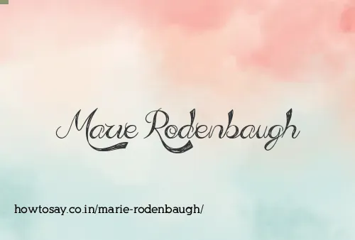 Marie Rodenbaugh