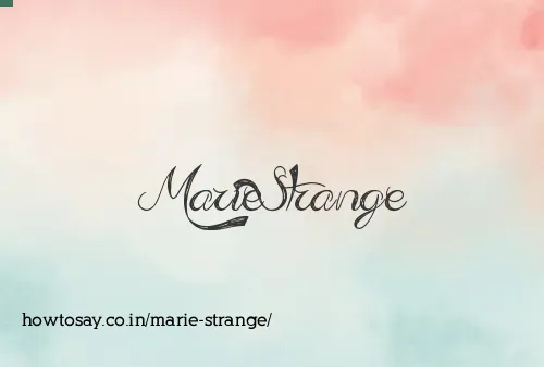 Marie Strange