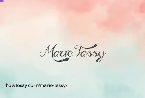 Marie Tassy