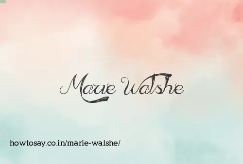 Marie Walshe