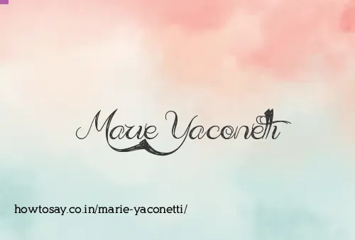 Marie Yaconetti