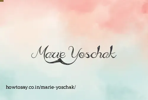 Marie Yoschak